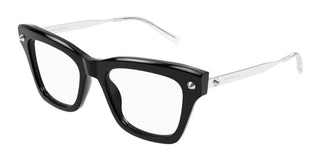 Alexander Mcqueen Am0484o Women Black Squared Eyeglasses