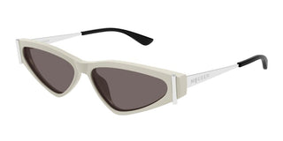 Alexander McQueen AM0493S women White Geometric Sunglasses