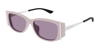 Alexander McQueen AM0494SA women Pink Round Sunglasses