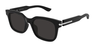 Alexander McQueen AM0496SA unisex Black Squared Sunglasses