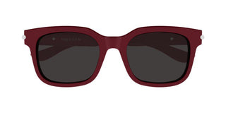 Alexander McQueen AM0496SA unisex Red Squared Sunglasses