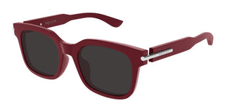 Alexander McQueen AM0496SA unisex Red Squared Sunglasses