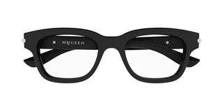 Alexander McQueen AM0497O unisex Black Squared Eyeglasses