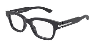 Alexander McQueen AM0497O unisex Grey Squared Eyeglasses