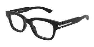 Alexander McQueen AM0497O unisex Black Squared Eyeglasses