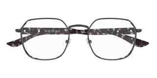 Alexander Mcqueen Am0499o Men Ruthenium Geometric Eyeglasses