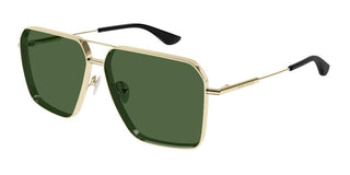 Alexander Mcqueen Am0500s Men Gold Pilot Sunglasses