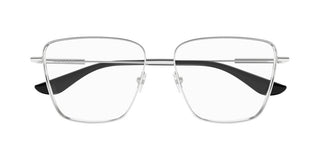 Alexander McQueen AM0503O women Silver Squared Eyeglasses