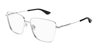 Alexander McQueen AM0503O women Silver Squared Eyeglasses