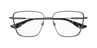 Alexander McQueen AM0503O women Ruthenium Squared Eyeglasses