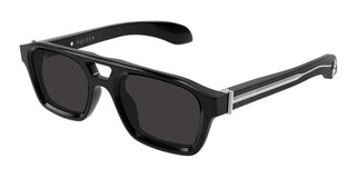 Alexander Mcqueen Am0505s Men Black Pilot Sunglasses