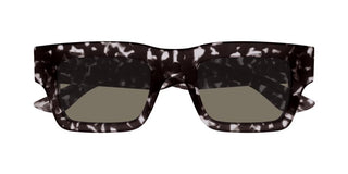 Alexander Mcqueen Am0508s Men Havana Rectangle Sunglasses