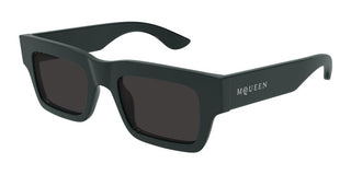 Alexander McQueen AM0508S men Grey Rectangle Sunglasses