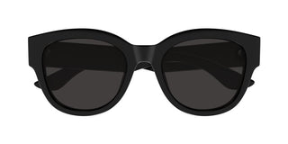 Alexander McQueen AM0509SA women Black Cat Eye Sunglasses