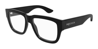 Alexander McQueen AM0510O unisex Black Squared Eyeglasses