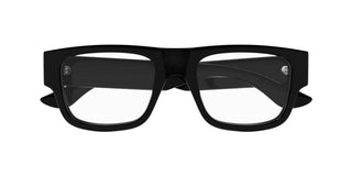 Alexander McQueen AM0511O men Black Squared Eyeglasses