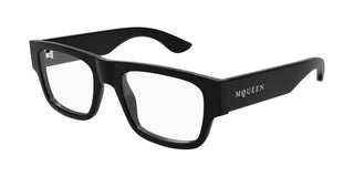 Alexander McQueen AM0511O men Black Squared Eyeglasses