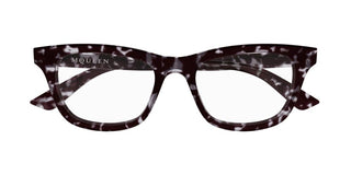 Alexander McQueen AM0515O women Havana Cat Eye Eyeglasses