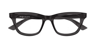 Alexander McQueen AM0515O women Grey Cat Eye Eyeglasses