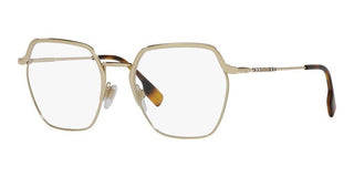 Burberry ANGELICA BE 1371 women Gold Squared Eyeglasses