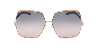 ic!berlin ANGELINA T. IC0001 women Gold Oversize Sunglasses