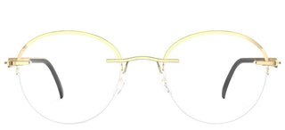 Silhouette ARTLINE 5545/JS unisex Gold Round Eyeglasses