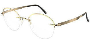 Silhouette ARTLINE 5545/JS unisex Gold Round Eyeglasses