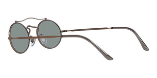 Giorgio Armani AR 115SM men Brown Geometric Sunglasses