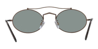 Giorgio Armani AR 115SM men Brown Geometric Sunglasses