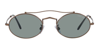 Giorgio Armani AR 115SM men Brown Geometric Sunglasses