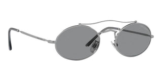 Giorgio Armani AR 115SM men Silver Geometric Sunglasses