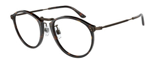 Giorgio Armani AR 318M men Havana Geometric Eyeglasses