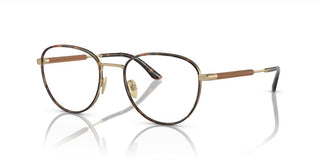 Giorgio Armani AR 5137J men Gold Geometric Eyeglasses