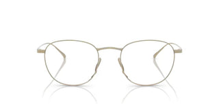 Giorgio Armani Ar 5148t Men Gold Oval Eyeglasses