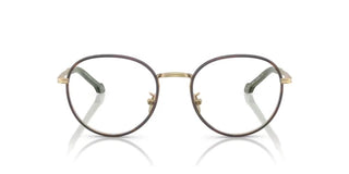 Giorgio Armani Ar 5151j Men Gold Oval Eyeglasses