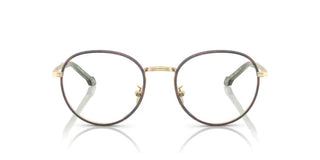 Giorgio Armani AR 5151J men Gold Oval Eyeglasses