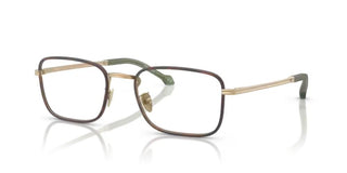 Giorgio Armani Ar 5152j Men Gold Oval Eyeglasses