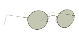 Giorgio Armani AR 6115T men Silver Round Sunglasses