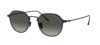 Giorgio Armani AR 6138T men Blue Round Sunglasses