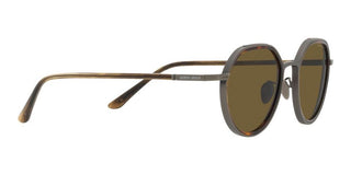 Giorgio Armani AR 6144 men Ruthenium Round Sunglasses