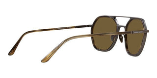 Giorgio Armani AR 6145 men Ruthenium Round Sunglasses