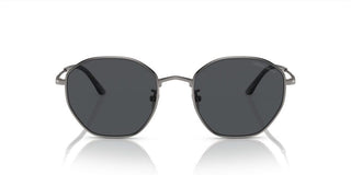 Giorgio Armani AR 6150 men Ruthenium Round Sunglasses