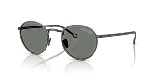 Giorgio Armani AR 6163J men Black Round Sunglasses