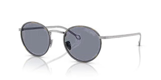 Giorgio Armani AR 6163J men Silver Round Sunglasses