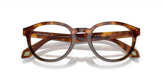 Giorgio Armani AR 7248 men Havana Geometric Eyeglasses