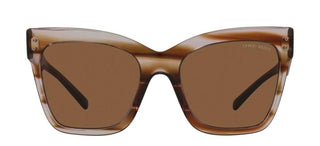 Giorgio Armani AR 8175 women Brown Cat Eye Sunglasses