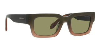 Giorgio Armani AR 8184U men Green Geometric Sunglasses