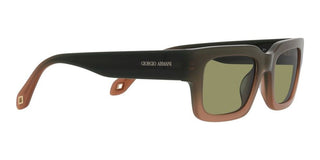 Giorgio Armani AR 8184U men Green Geometric Sunglasses