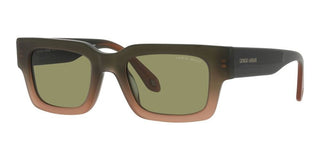 Giorgio Armani AR 8184U men Green Geometric Sunglasses