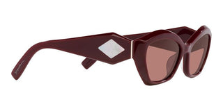 Giorgio Armani AR 8187U women Red Geometric Sunglasses